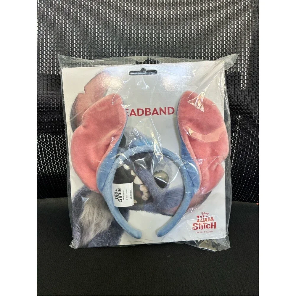 Cinemark 2025 Lilo & Stitch Movie Stitch Ears HeadBand Halloween Costume